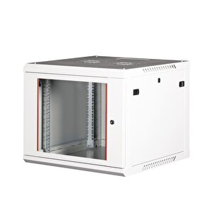 Lande - 9u 19" Duvar Tipi Rack Kabinet – Genişlik: 600 Mm | Derinlik: 600 Mm – Açık Gri