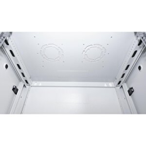 Lande - 9u 19" Duvar Tipi Rack Kabinet – Genişlik: 600 Mm | Derinlik: 450 Mm – Açık Gri