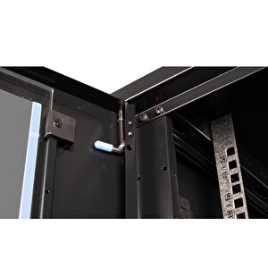 Lande - 9u 19" Duvar Tipi Rack Kabinet – Genişlik: 600 Mm | Derinlik: 450 Mm – Siyah