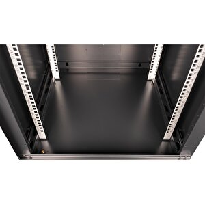 Lande - 18u 19" Duvar Tipi Rack Kabinet – Genişlik: 600 Mm | Derinlik: 600 Mm – Siyah