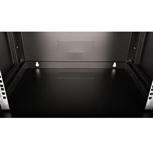 Lande - 6u 19" Duvar Tipi Rack Kabinet – Genişlik: 600 Mm | Derinlik: 600 Mm – Siyah (demonte)