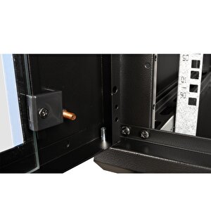 Lande - 6u 19" Duvar Tipi Rack Kabinet – Genişlik: 600 Mm | Derinlik: 600 Mm – Siyah
