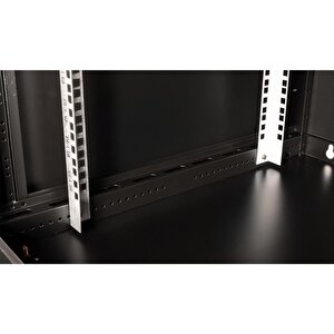 Lande - 6u 19" Duvar Tipi Rack Kabinet – Genişlik: 600 Mm | Derinlik: 600 Mm – Siyah