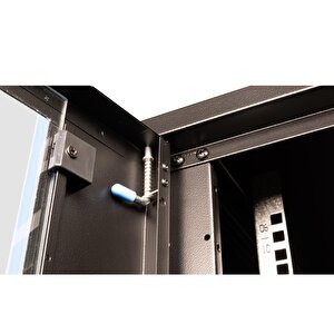 Lande - 6u 19" Duvar Tipi Rack Kabinet – Genişlik: 600 Mm | Derinlik: 600 Mm – Siyah