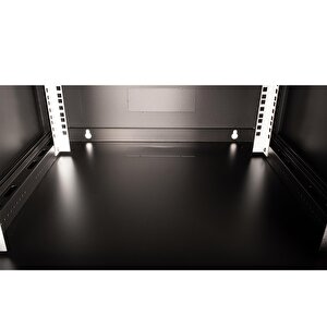 Lande - 6u 19" Duvar Tipi Rack Kabinet – Genişlik: 600 Mm | Derinlik: 600 Mm – Siyah
