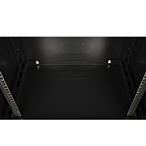 Lande - 15u 19" Duvar Tipi Rack Kabinet – Genişlik: 600 Mm | Derinlik: 450 Mm – Siyah