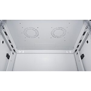 Lande - 15u 19" Duvar Tipi Rack Kabinet – Genişlik: 600 Mm | Derinlik: 450 Mm – Açık Gri (demonte)