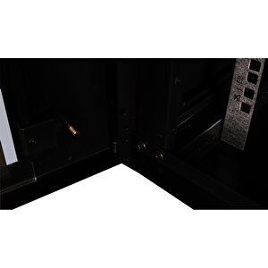 Lande - 4u 19" Duvar Tipi Rack Kabinet – Genişlik: 600 Mm | Derinlik: 450 Mm – Siyah