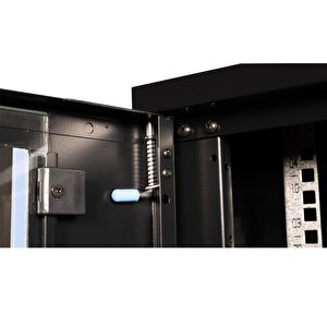 Lande - 4u 19" Duvar Tipi Rack Kabinet – Genişlik: 600 Mm | Derinlik: 450 Mm – Siyah