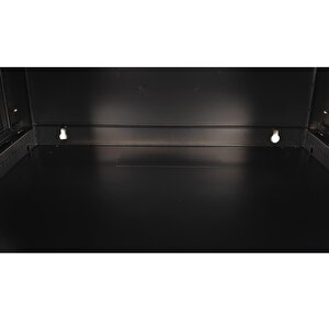 Lande - 4u 19" Duvar Tipi Rack Kabinet – Genişlik: 600 Mm | Derinlik: 450 Mm – Siyah
