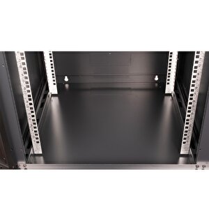 Lande - 15u 19" Duvar Tipi Rack Kabinet – Genişlik: 600 Mm | Derinlik: 600 Mm – Siyah