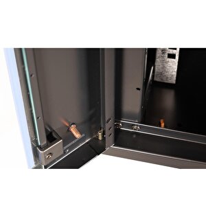 Lande - 15u 19" Duvar Tipi Rack Kabinet – Genişlik: 600 Mm | Derinlik: 600 Mm – Siyah