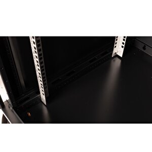 Lande - 15u 19" Duvar Tipi Rack Kabinet – Genişlik: 600 Mm | Derinlik: 600 Mm – Siyah