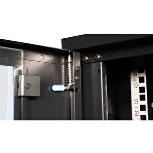 Lande - 4u 19" Duvar Tipi Rack Kabinet – Genişlik: 600 Mm | Derinlik: 600 Mm – Siyah