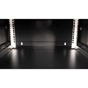 Lande - 4u 19" Duvar Tipi Rack Kabinet – Genişlik: 600 Mm | Derinlik: 600 Mm – Siyah