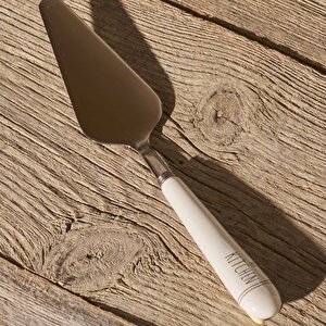My Kitchen Çelik Spatula Beyaz (25,7x4,8x1,3 Cm) Beyaz