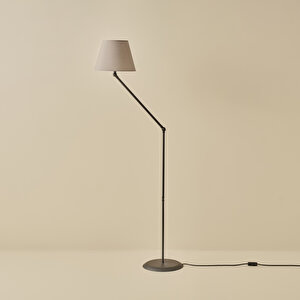 Cosby Metal Lambader Bej (25x17x150 Cm) Bej