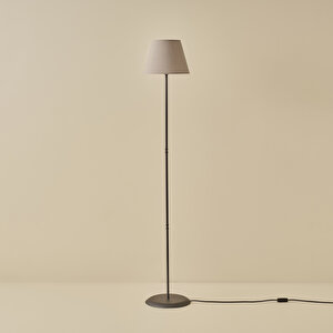 Zenith Metal Lambader Bej (38x21x145 Cm) Bej