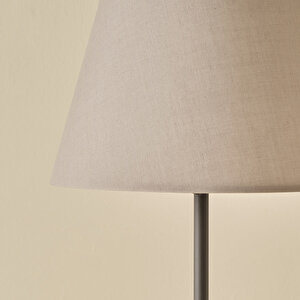 Zenith Metal Lambader Bej (38x21x145 Cm) Bej