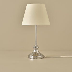 Dante Metal Abajur Krem (25x17x46 Cm) Krem