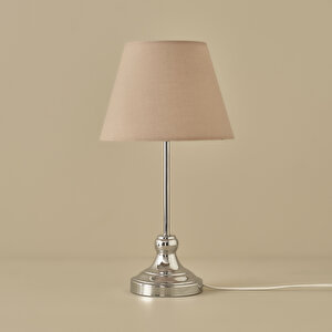Dante Metal Abajur Pudra (25x17x46 Cm) Pudra