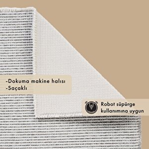 Sura Modern Halı Gri (100x200 Cm) Gri
