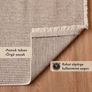 Arden Modern Halı Gri (80x300 Cm) Gri