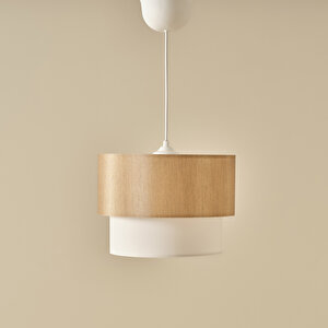 Pastel Sarkıt Avize Çöl Beji-beyaz (30x21x70 Cm) Çöl Beji - Beyaz