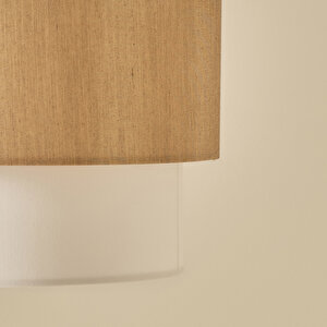 Pastel Sarkıt Avize Çöl Beji-beyaz (30x21x70 Cm) Çöl Beji - Beyaz