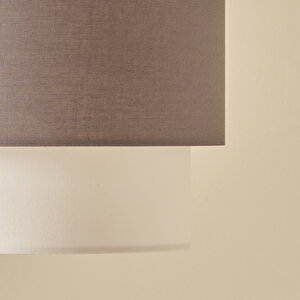 Pastel Sarkıt Avize Antrasit-beyaz (30x21x70 Cm) Antrasit- Beyaz