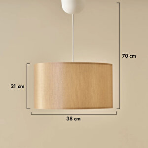 Testa Sarkıt Avize Çöl Beji (38x21x70 Cm) Çöl Beji