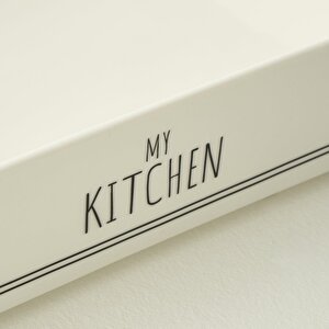 My Kitchen Porselen Fırın Kabı Beyaz (29,8x18,7x5,8 Cm) Beyaz