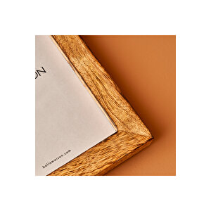 Frida Mango Ağacı Dekoratif Çerçeve Naturel (18,5x23,5 Cm) Naturel