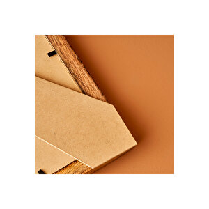 Frida Mango Ağacı Dekoratif Çerçeve Naturel (18,5x23,5 Cm) Naturel