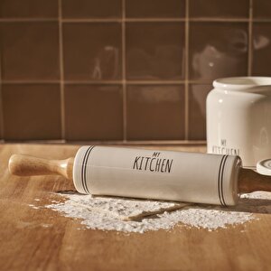 My Kitchen Porselen Merdane Beyaz (42x5,3 Cm) Beyaz