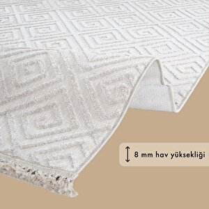 Anemon Modern Halı Krem (195x290 Cm) Krem