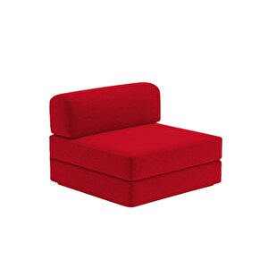 Modüler Legom Tekli Koltuk Kırmızı