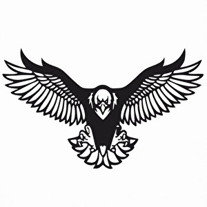 Kartal Ahşap Mdf Duvar Dekorasyonu
