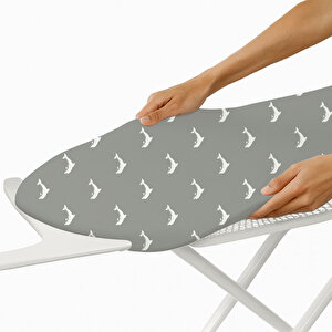 Comfort Yunus Gri̇ Ütü Masasi Kilifi Bezi̇ Örtüsü Ironing Board Cover Ev Gereçleri̇