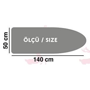 Comfort Yunus Gri̇ Ütü Masasi Kilifi Bezi̇ Örtüsü Ironing Board Cover Ev Gereçleri̇