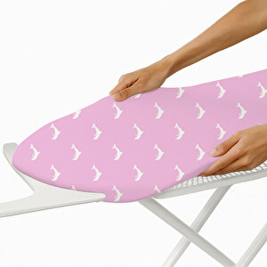 Comfort Yns A.pembe Ütümasasi Kilifi Bezi̇ Örtüsü Ütü Ve Ütü Masasi Ve Aksesuarlari