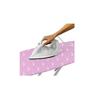 Comfort Yns A.pembe Ütümasasi Kilifi Bezi̇ Örtüsü Ütü Ve Ütü Masasi Ve Aksesuarlari