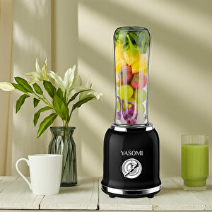 Bl019 Retro Smoothie Blender Siyah (yasomi Türkiye Garantili)