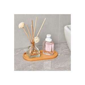 Mithra Life Bambu Oval Sunum Servis Tepsisi Tabağı Yağdanlık Sabunluk Altlığı Mit1223