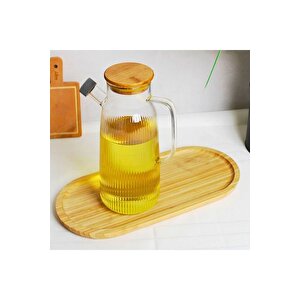 Mithra Life Bambu Oval Sunum Servis Tepsisi Tabağı Yağdanlık Sabunluk Altlığı Mit1223