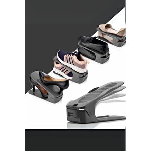 Mithra Life 16 Adet Ayarlanabilir Ayakkabı Rampası Düzenleyici Dolap İçi Organizer Mit1228