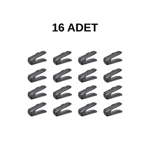 Mithra Life 16 Adet Ayarlanabilir Ayakkabı Rampası Düzenleyici Dolap İçi Organizer Mit1228