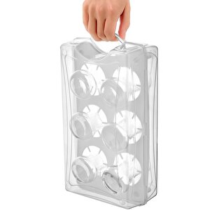 Mithra Life 6 Lı Çantalı Çay Bardağı Taşıma Kutusu Seyahat Piknik Seti Mit1236