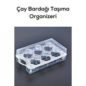 Mithra Life 6 Lı Çantalı Çay Bardağı Taşıma Kutusu Seyahat Piknik Seti Mit1236