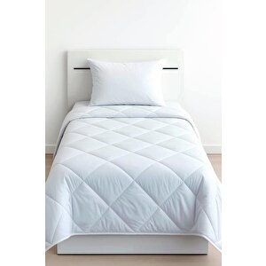 Tek Kişilik Yorgan 2 Adet 155x215 Cm  – Mikrofiber Kumaş, 200 G/m² Silikon Elyaf Dolgu